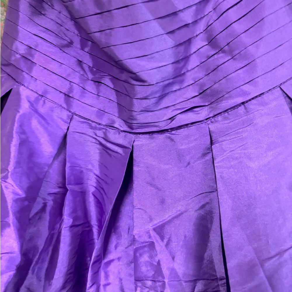 NWT- Purple Strapless Dress - Picture 5 of 6